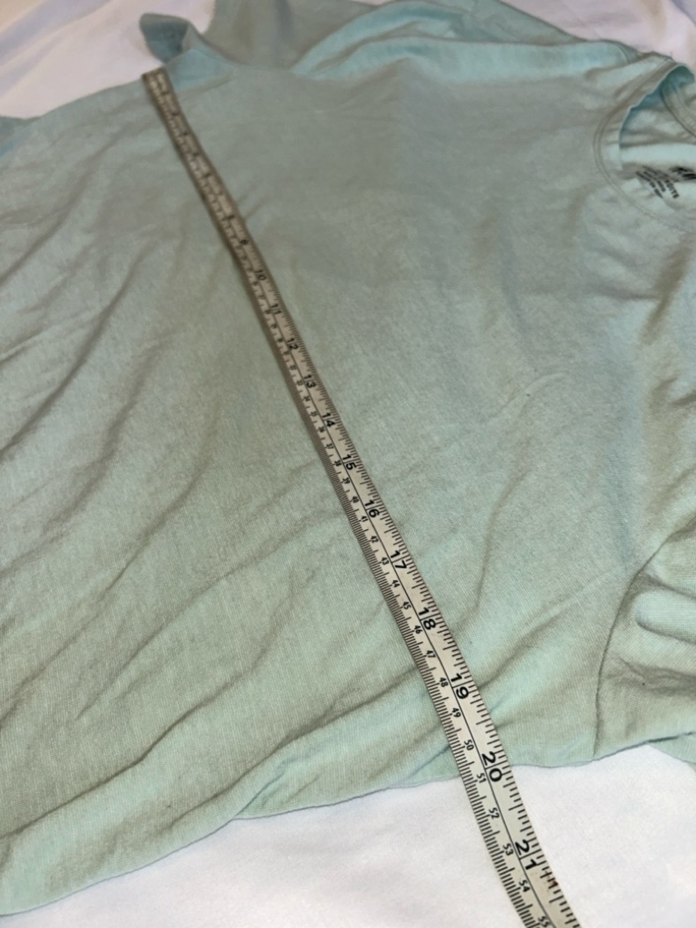 H&M Men's Short-Sleeve Crew Tee in Mint Green - Picture 6 of 6